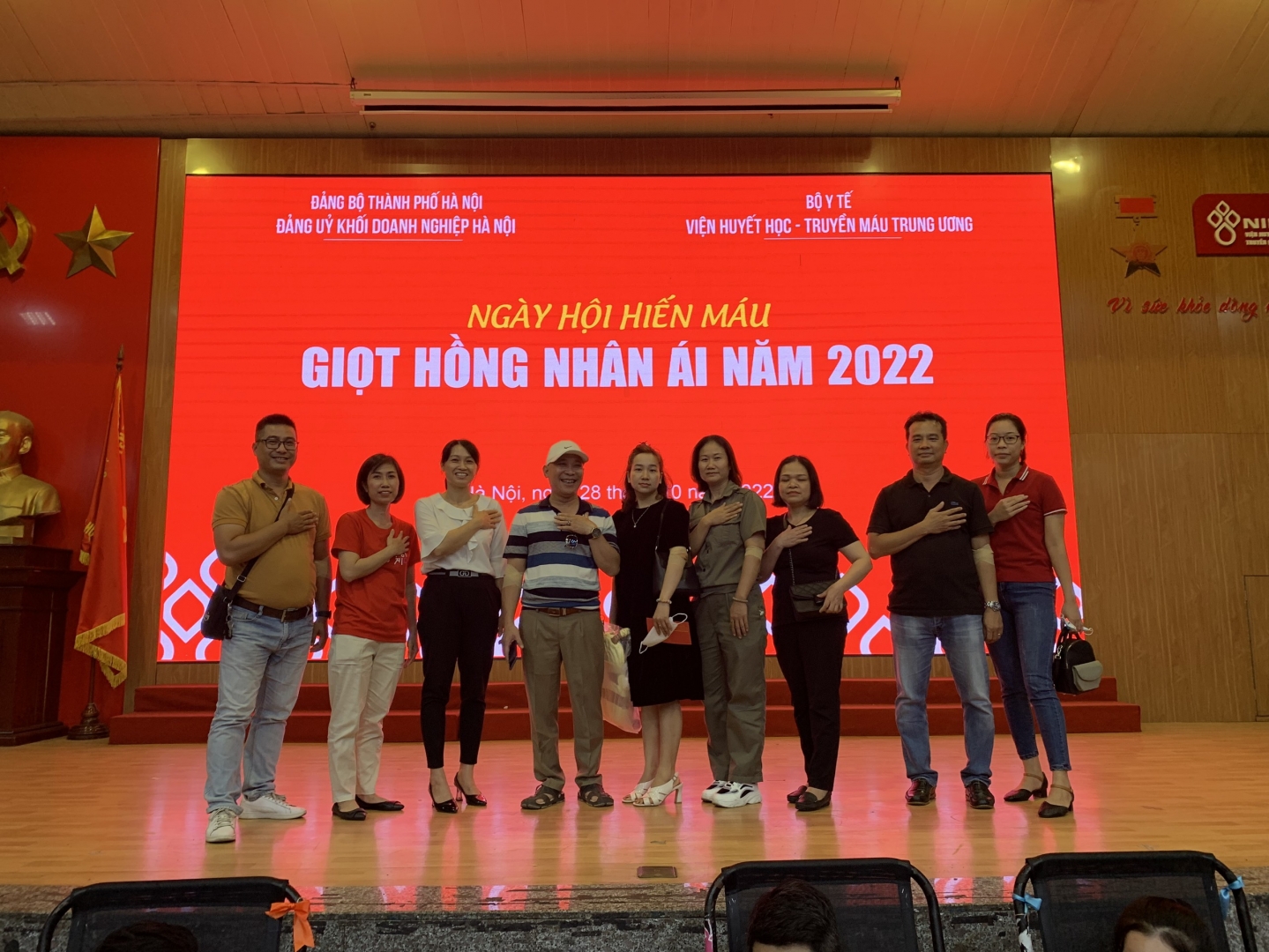 NGÀY HỘI HIẾN MÁU 'GIỌT HỒNG NHÂN ÁI' NĂM 2022 - Công ty Bia Việt Hà