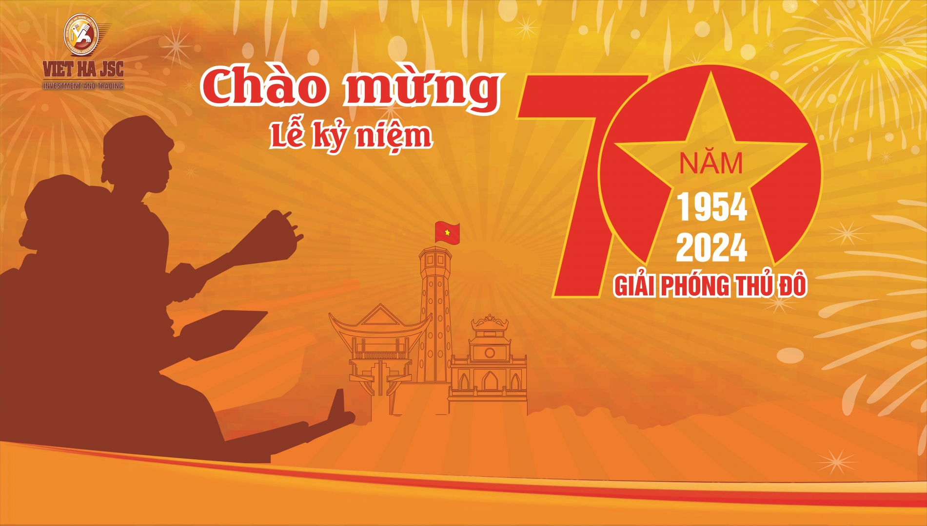 KỶ NIỆM 70 NĂM NGÀY GIẢI PHÓNG THỦ ĐÔ (1954 - 2024) - Công ty Bia Việt Hà